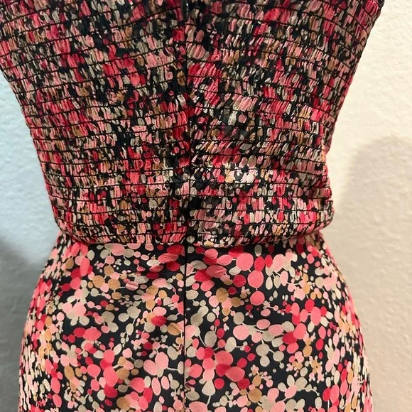 BCBG  100% silk dress. Size 2. Wedding guest, Spring, dainty floral, femme-girly - Picture 6 of 10